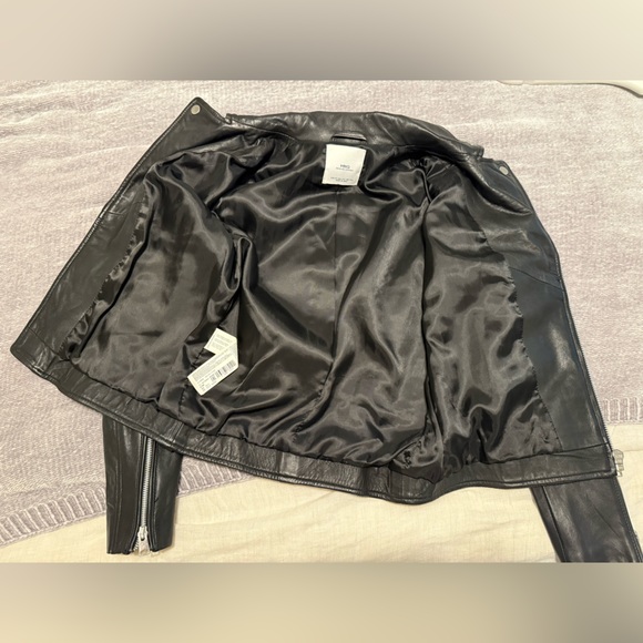Mango Pre-owned Faux leather jacket - black size us xxs - Picture 16 of 16